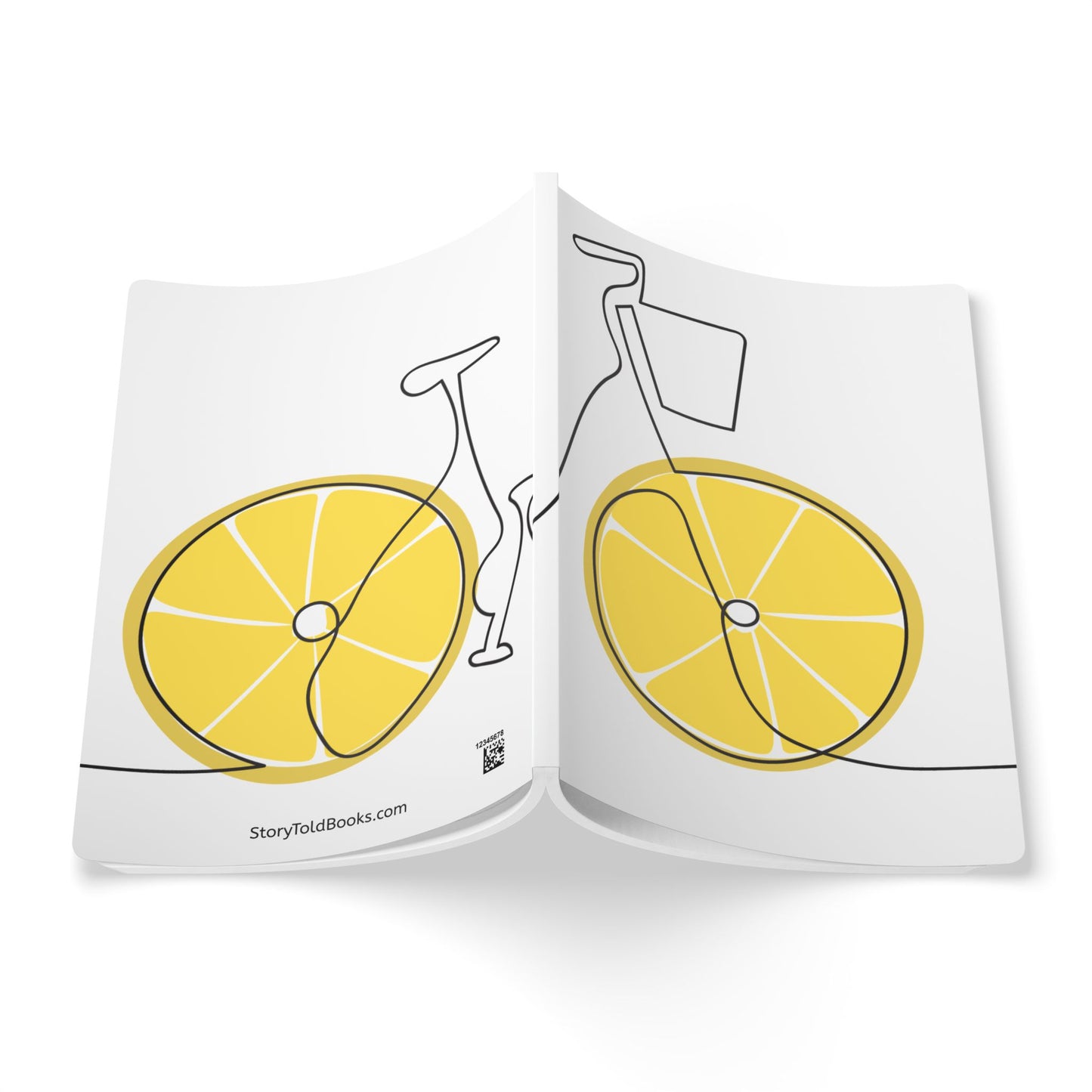 Bicycle Softcover Journal (with Inside Prints)