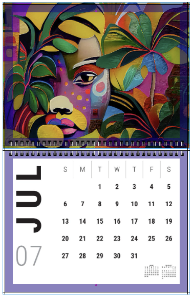 Abstract Inspirations: 2025 Art Show Calendar